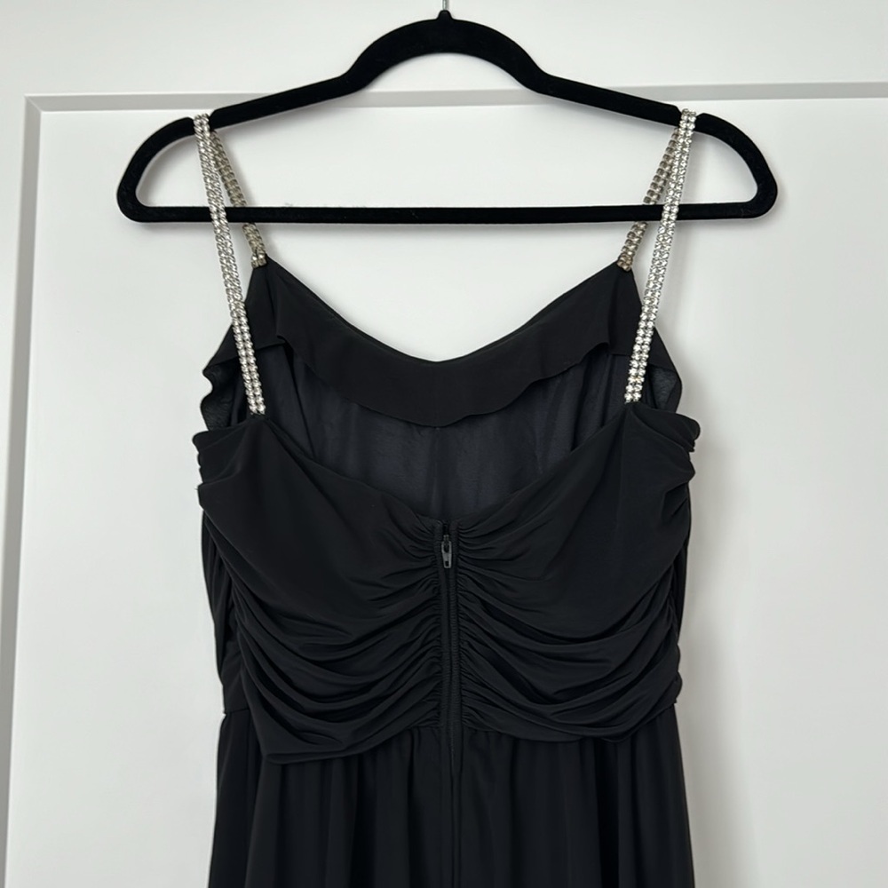 Vintage 70s Rhinestone Strap Dress - Picture 7 of 14